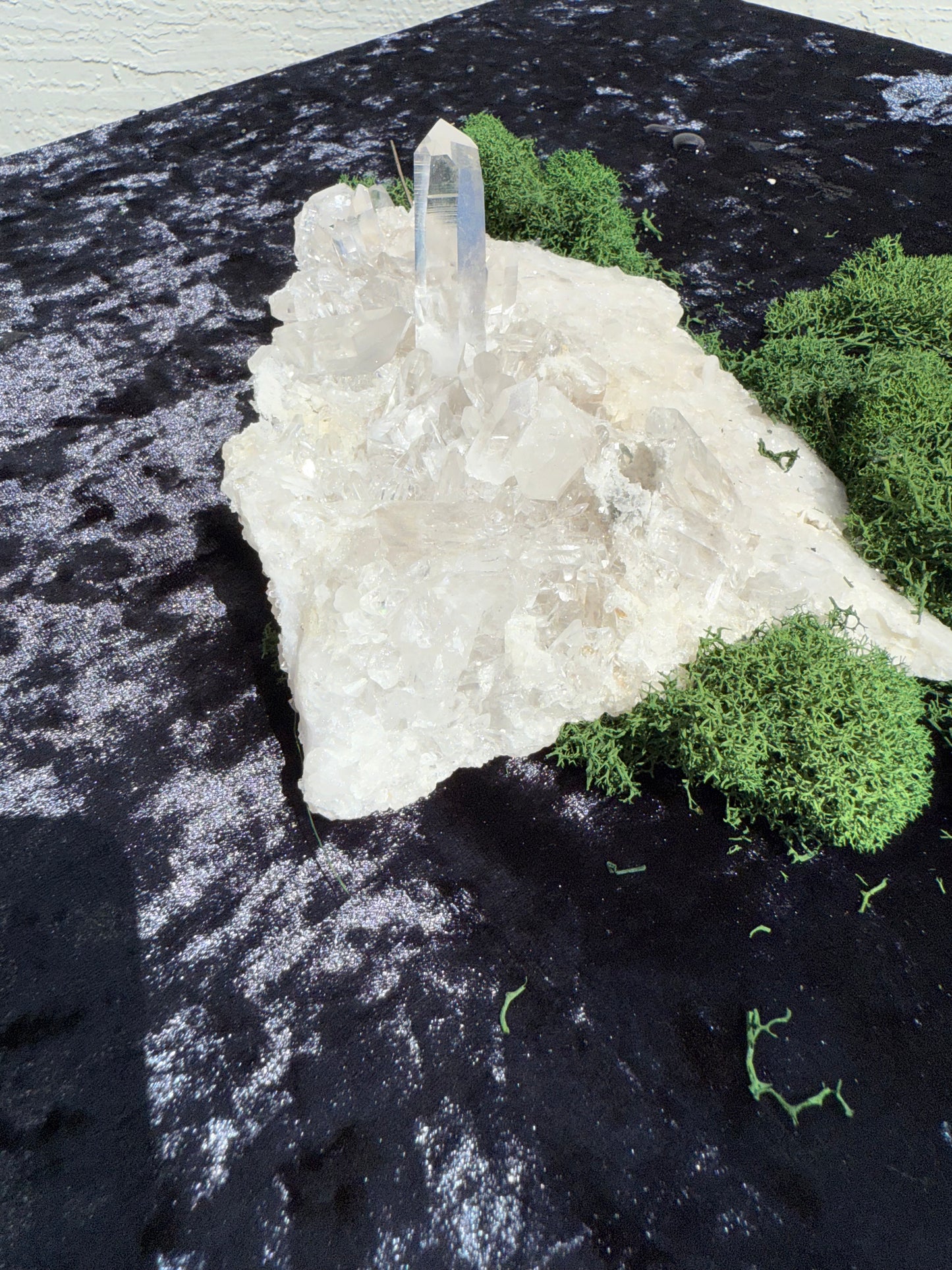 X-Large Quartz Altar Stone – Large Natural Crystal for Aquariums 'N Terrariums