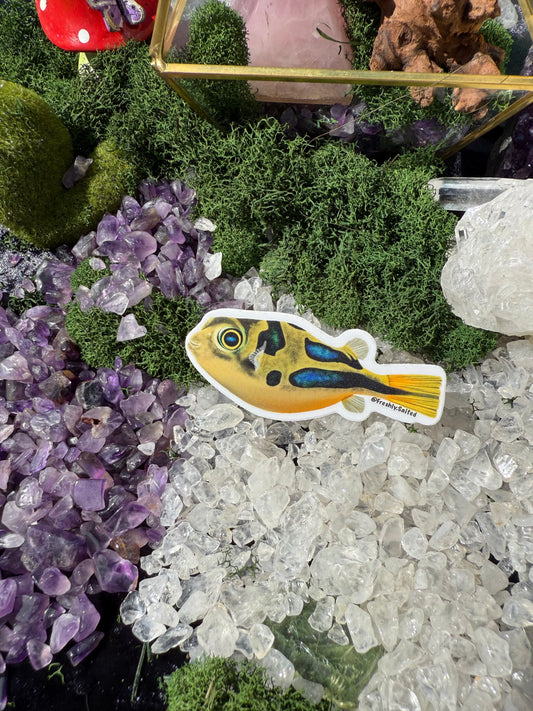 Pea Puffer Sticker