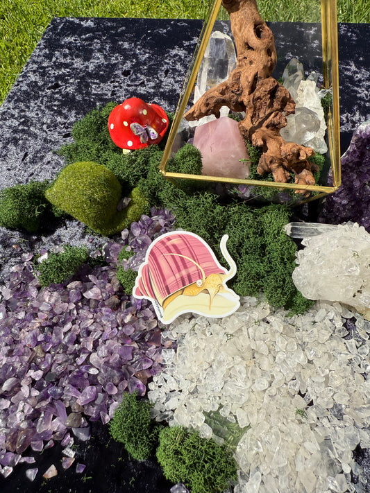 Purple Mystery Snail Sticker